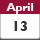 13 april